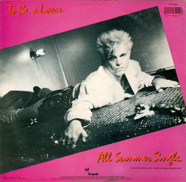 To Be A Lover Billy Idol