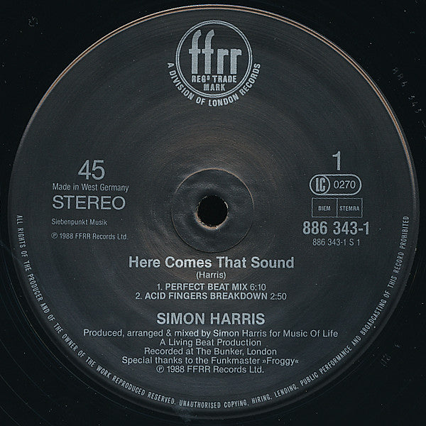 Here Comes That Sound Simon Harris