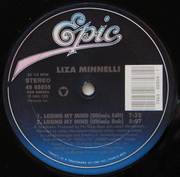 Losing My Mind Liza Minnelli