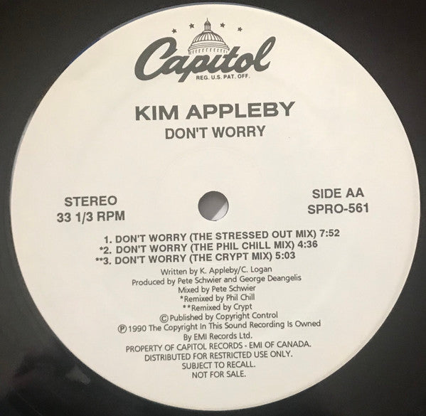 Destiny / Don't Worry Simply Majestic,Kim Appleby