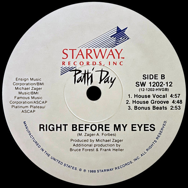 Right Before My Eyes Patti Day