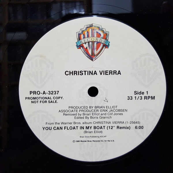 You Can Float In My Boat Christina Vierra