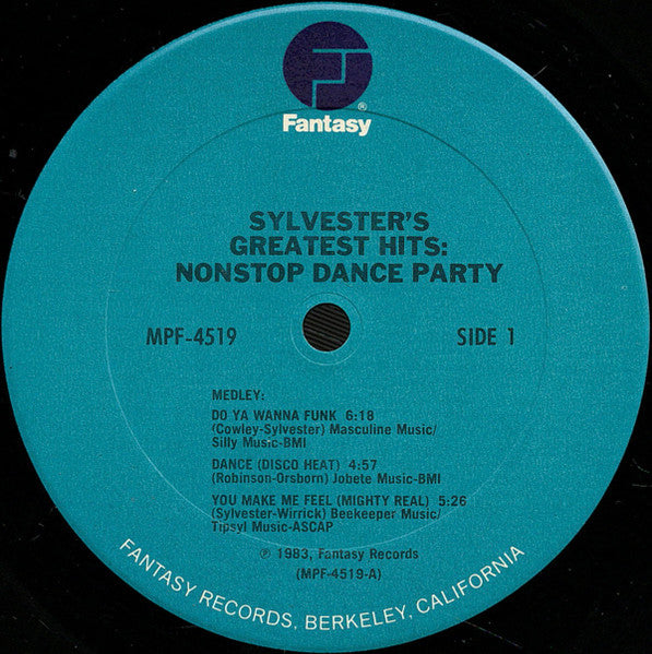 Sylvester's Greatest Hits: Nonstop Dance Party Sylvester
