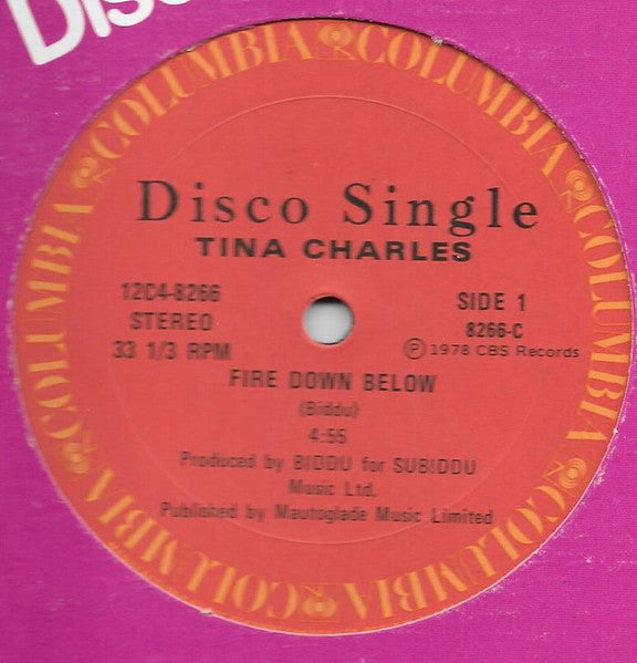 Fire Down Below / With My Head In The Clouds Tina Charles