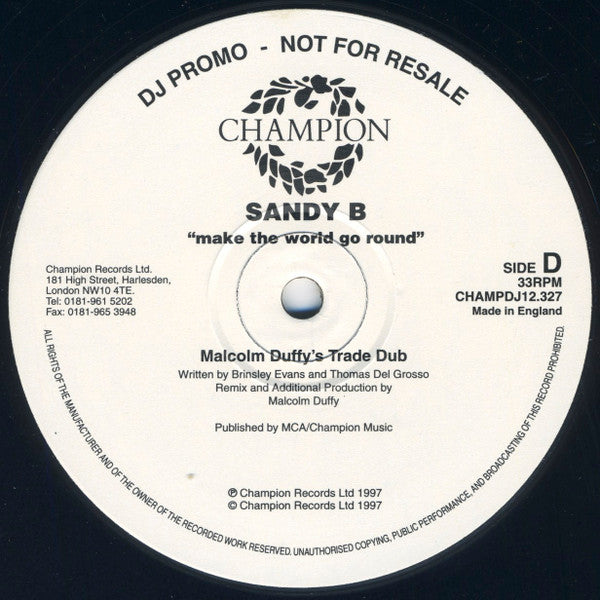 Make The World Go Round 2 Sandy B
