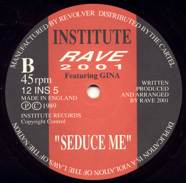 Seduce Me Rave 2001,Gina