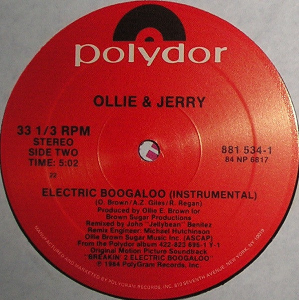 Electric Boogaloo Ollie And Jerry