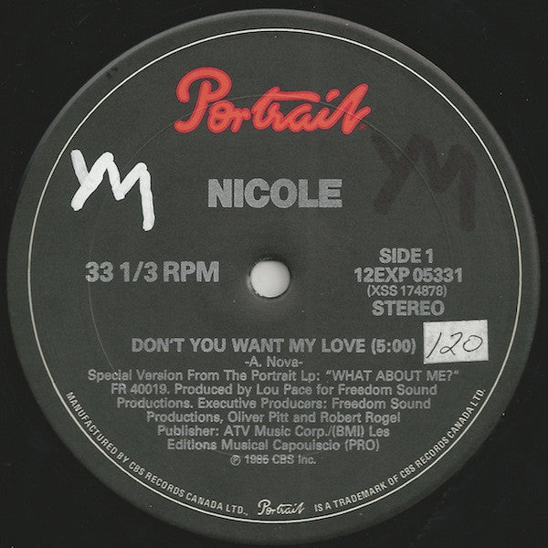 Don't You Want My Love Nicole J McCloud