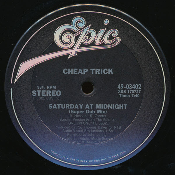 Saturday At Midnight Cheap Trick