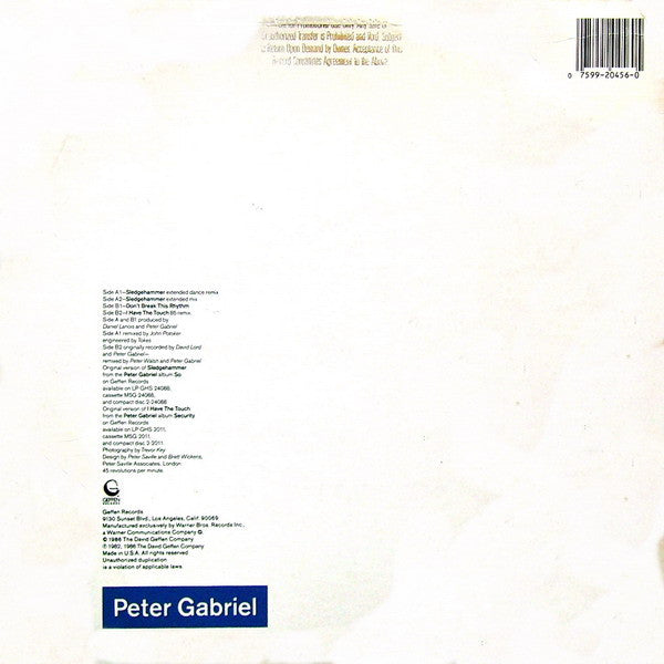 Sledgehammer Peter Gabriel