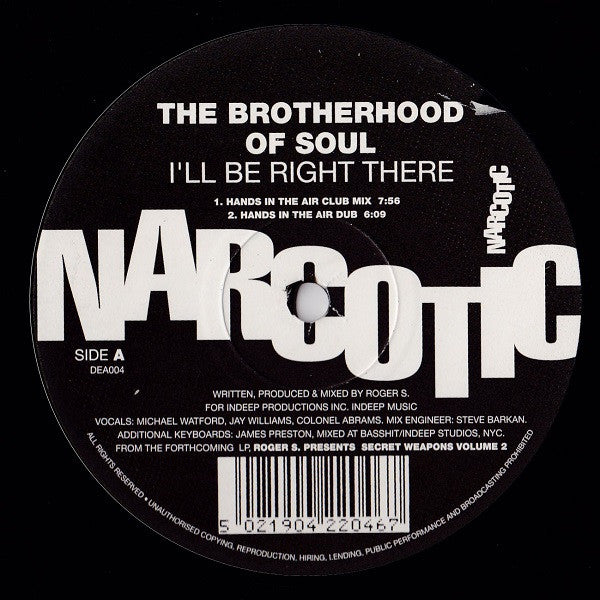 I'll Be Right There 2 Brotherhood Of Soul