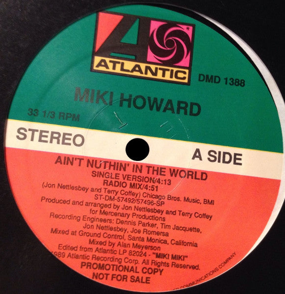 Ain't Nuthin' In The World Miki Howard