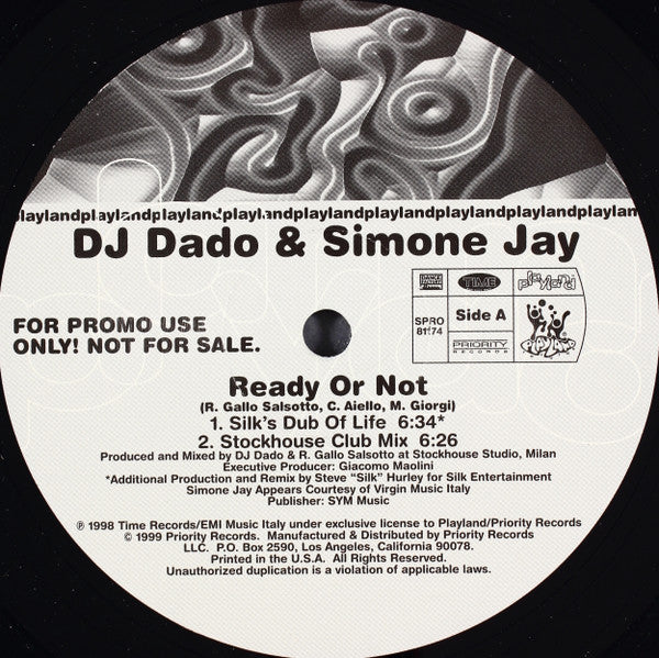 Ready Or Not DJ Dado,Simone Jay