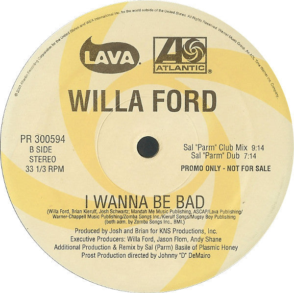 I Wanna Be Bad Willa Ford