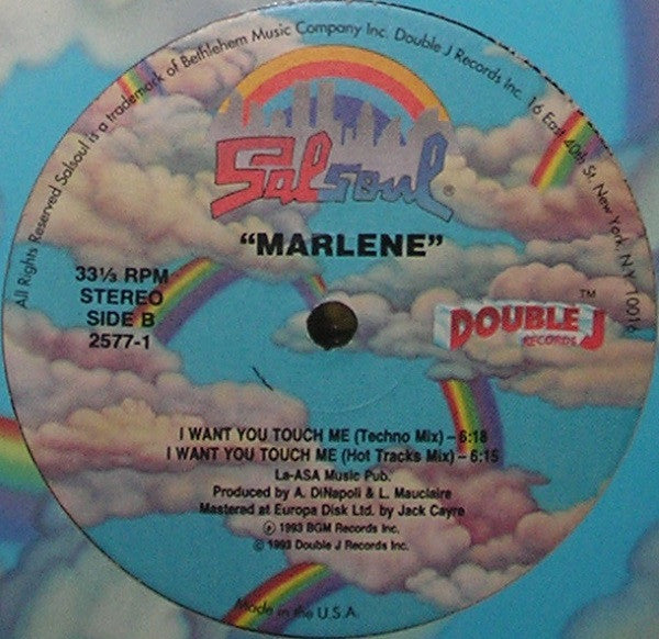 I Want You, Touch Me Marlene
