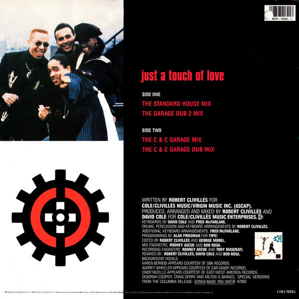 Just A Touch Of Love C + C Music Factory