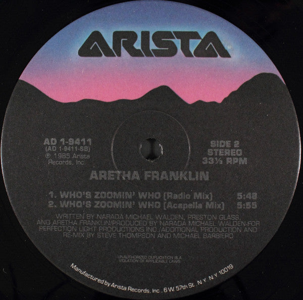 Who's Zoomin' Who Aretha Franklin