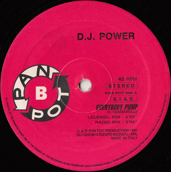 Everybody Pump DJ Power