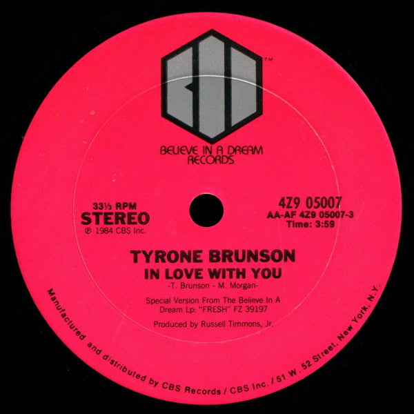 In Love With You Tyrone Brunson