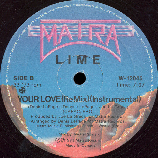 Your Love (Re Mix) Lime (2)