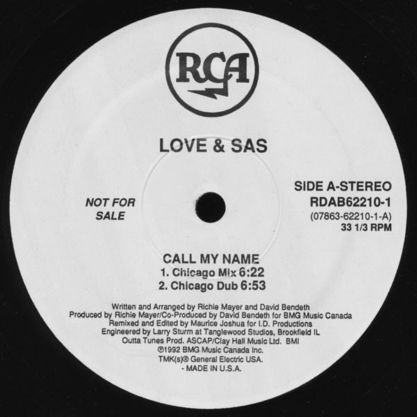 Call My Name Love & Sas