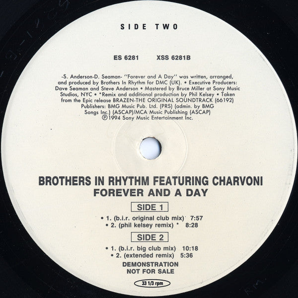 Forever And A Day Brothers In Rhythm,Charvoni