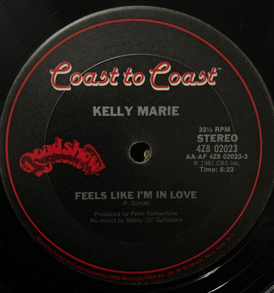 Feels Like I'm In Love / New York At Night Kelly Marie