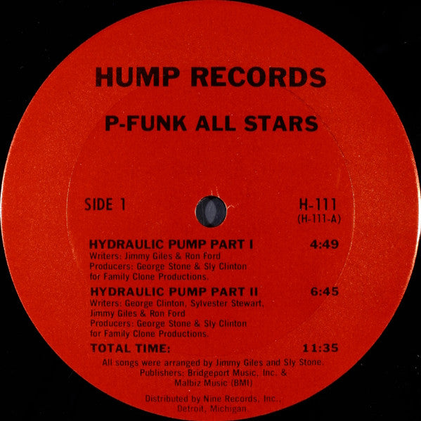 Hydraulic Pump P-Funk All Stars