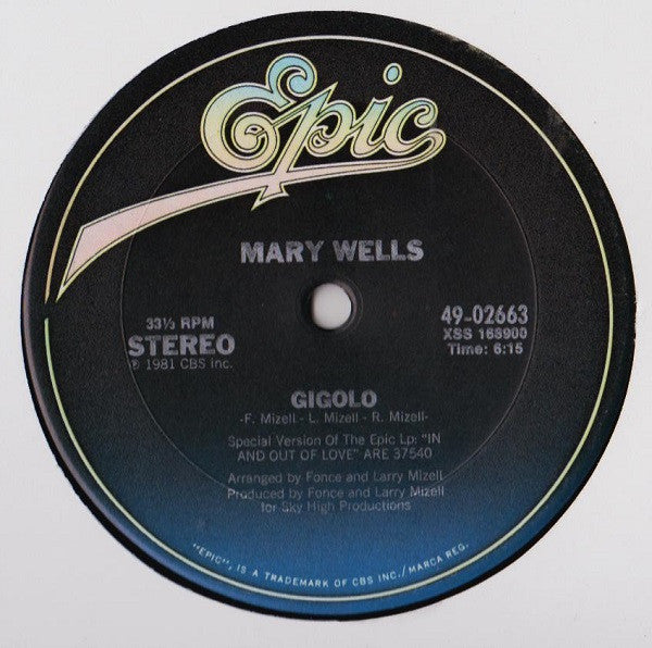 Gigolo Mary Wells