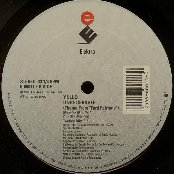 Unbelievable (Theme From "Ford Fairlane") Yello