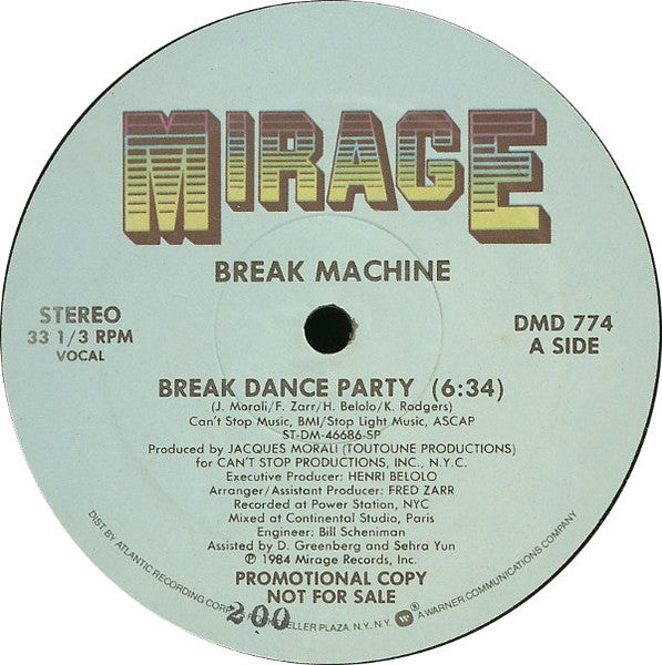 Break Dance Party Break Machine