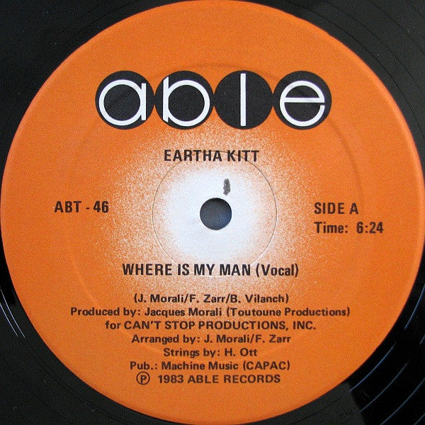 Where Is My Man Eartha Kitt