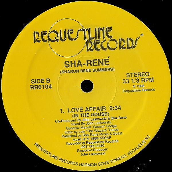 Love Affair Sha Rene