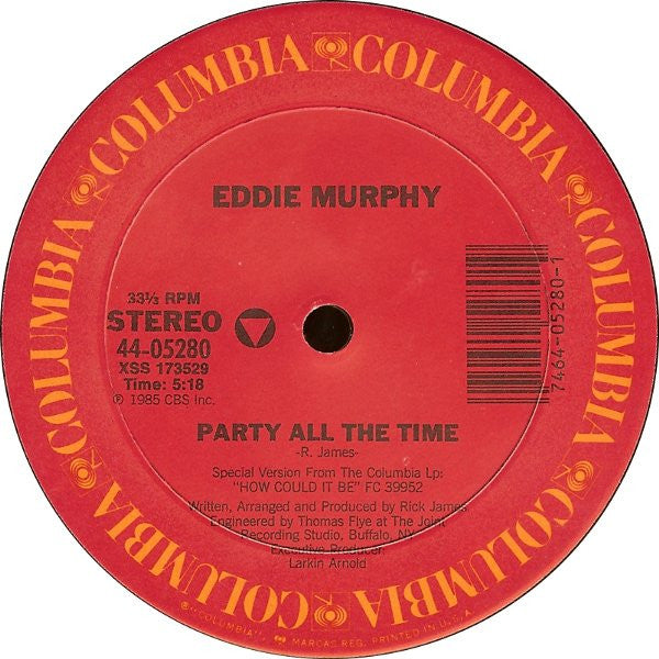 Party All The Time Eddie Murphy