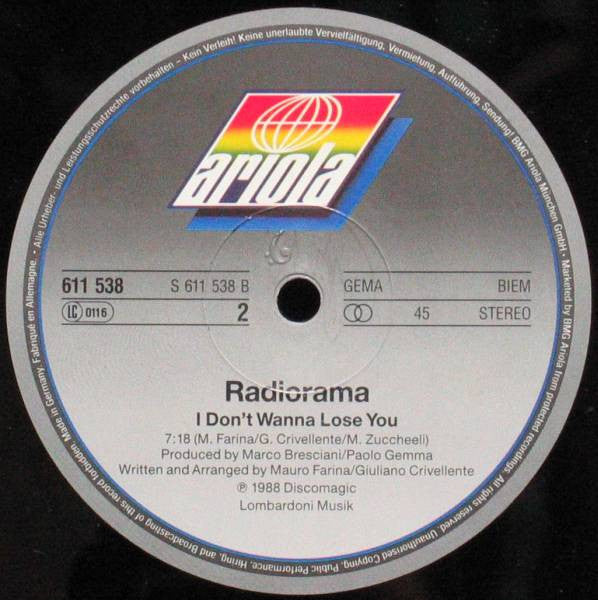 ABCD / I Don't Wanna Loose You Radiorama