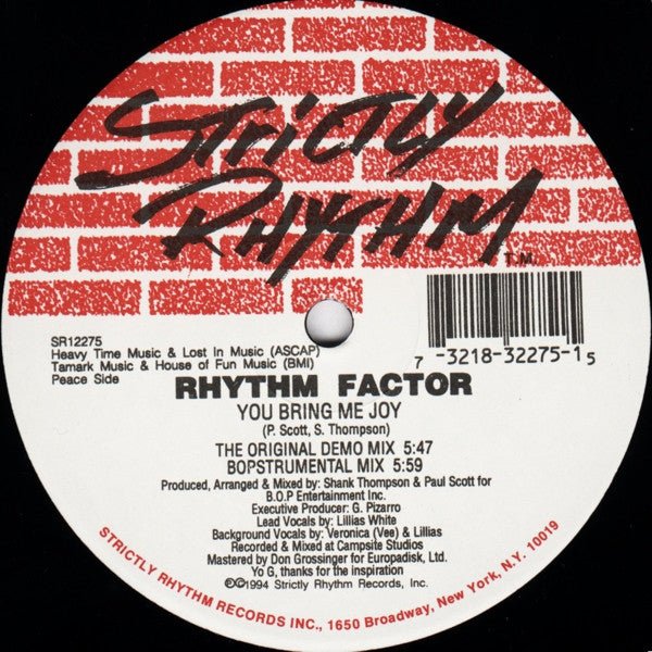 You Bring Me Joy Rhythm Factor