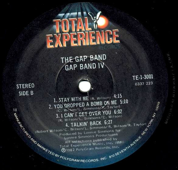 Gap Band IV The Gap Band