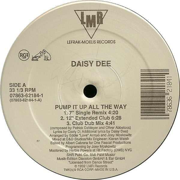 Pump It Up All The Way Daisy Dee