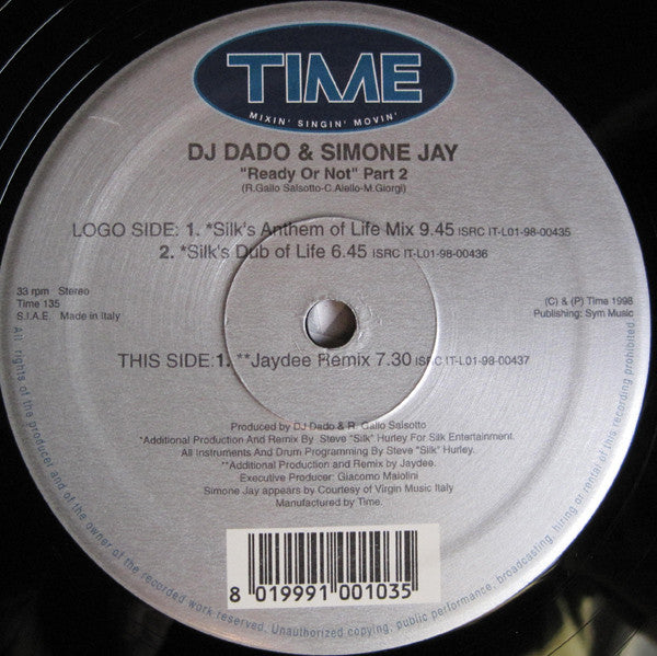Ready Or Not (Part 2) DJ Dado,Simone Jay