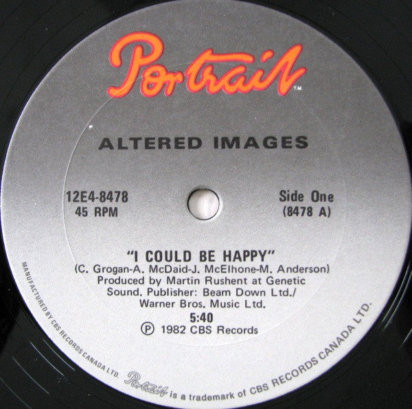 I Could Be Happy Altered Images