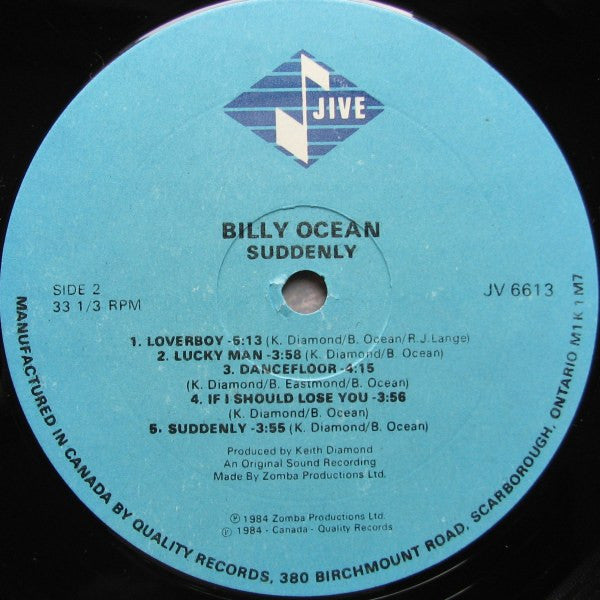Suddenly Billy Ocean
