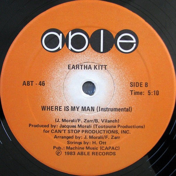Where Is My Man Eartha Kitt