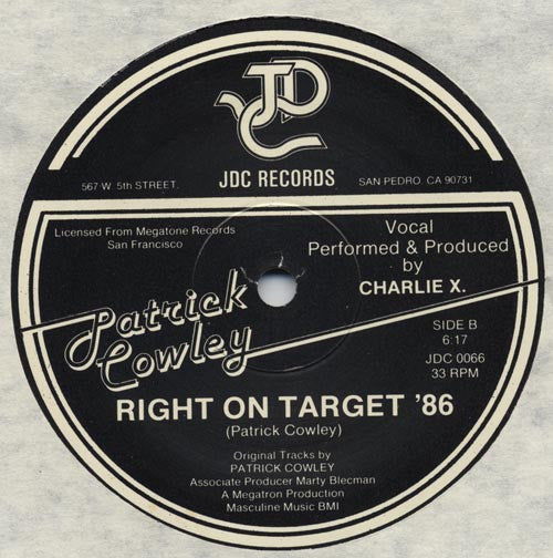 Right On Target Patrick Cowley