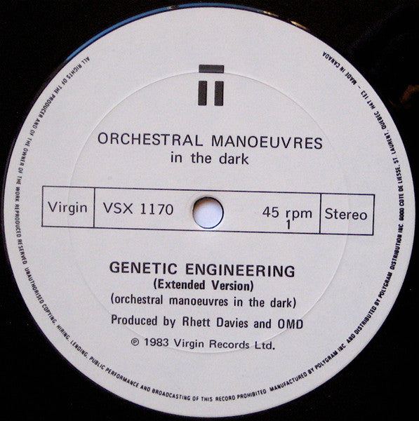Genetic Engineering / Telegraph Orchestral Manoeuvres In The Dark