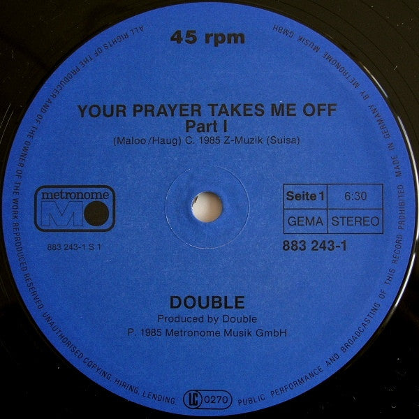 Your Prayer Takes Me Off / The Captain Of Her Heart Double