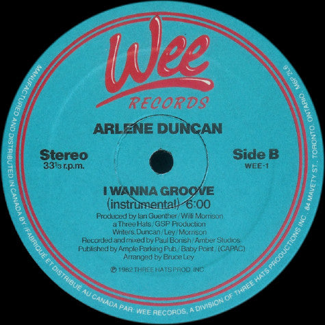 I Wanna Groove Arlene Duncan