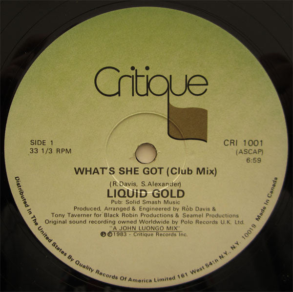 What's She Got Liquid Gold