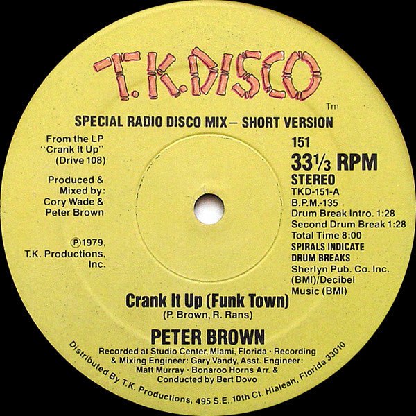 Crank It Up (Funk Town) Peter Brown (2)