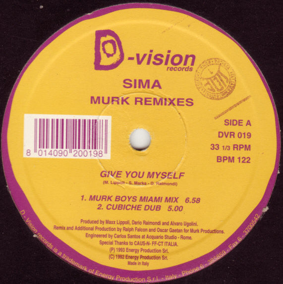 Give You Myself (Murk Remixes) Sima