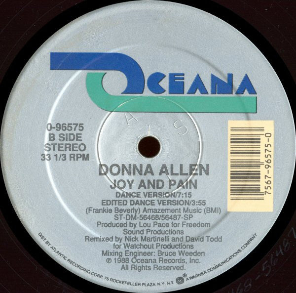 Joy And Pain Donna Allen